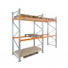 Rack à palettes H.4m50 - 3T - 2m70 - 2 niveaux