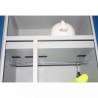 Vestiaire séchant industrie salissante pour 8 personnes