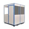 Cabine d'atelier palettisable 4m² - Simple paroi