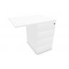 Retour pour bureau gamme Cinetic avec caisson porteur 4 tiroirs