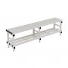 Banc pour vestiaire en pvc