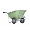 Brouette 350l avec plateau en polyéthylène
