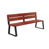Banc extérieur en bois à fixer