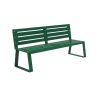 Banc extérieur en acier à fixer