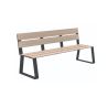 Banc extérieur en bois à fixer