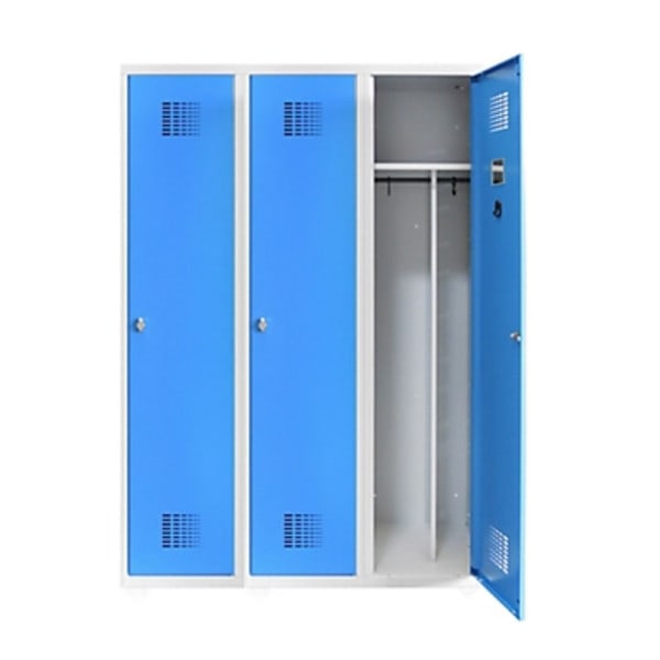 Vestiaires monobloc 3 cases industrie salissante