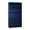 Armoire présentoir de magazines à portes coulissantes