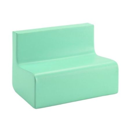 Banquette enfant 2 places en tissu - L70xP47xH48