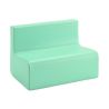 Banquette enfant 2 places en tissu - L70xP47xH48