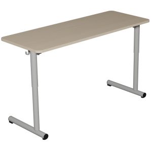 Table réglable en hauteur - 130x50cm