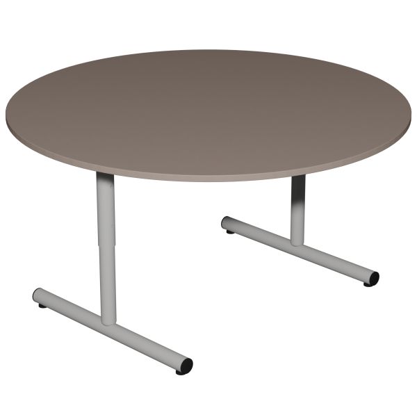 Table ronde réglable en hauteur