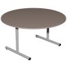 Table ronde réglable en hauteur