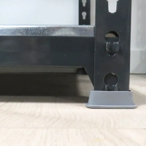Kit rayonnage métallique avec 5 tablettes galvanisées