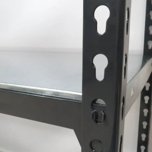 Kit rayonnage métallique avec 5 tablettes galvanisées