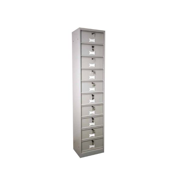 Armoire à clapet 10 cases beige
