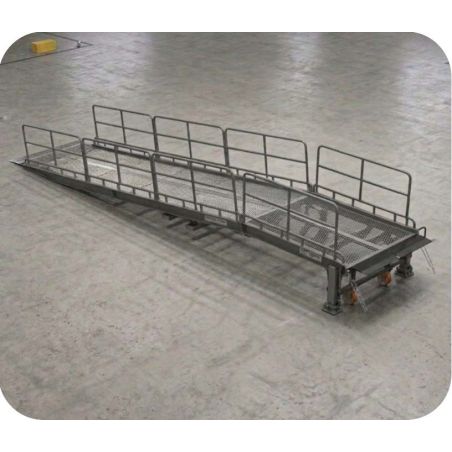 Rampe Mobile et Fixe Pont de liaison hydraulique manuel 10 Tonnes